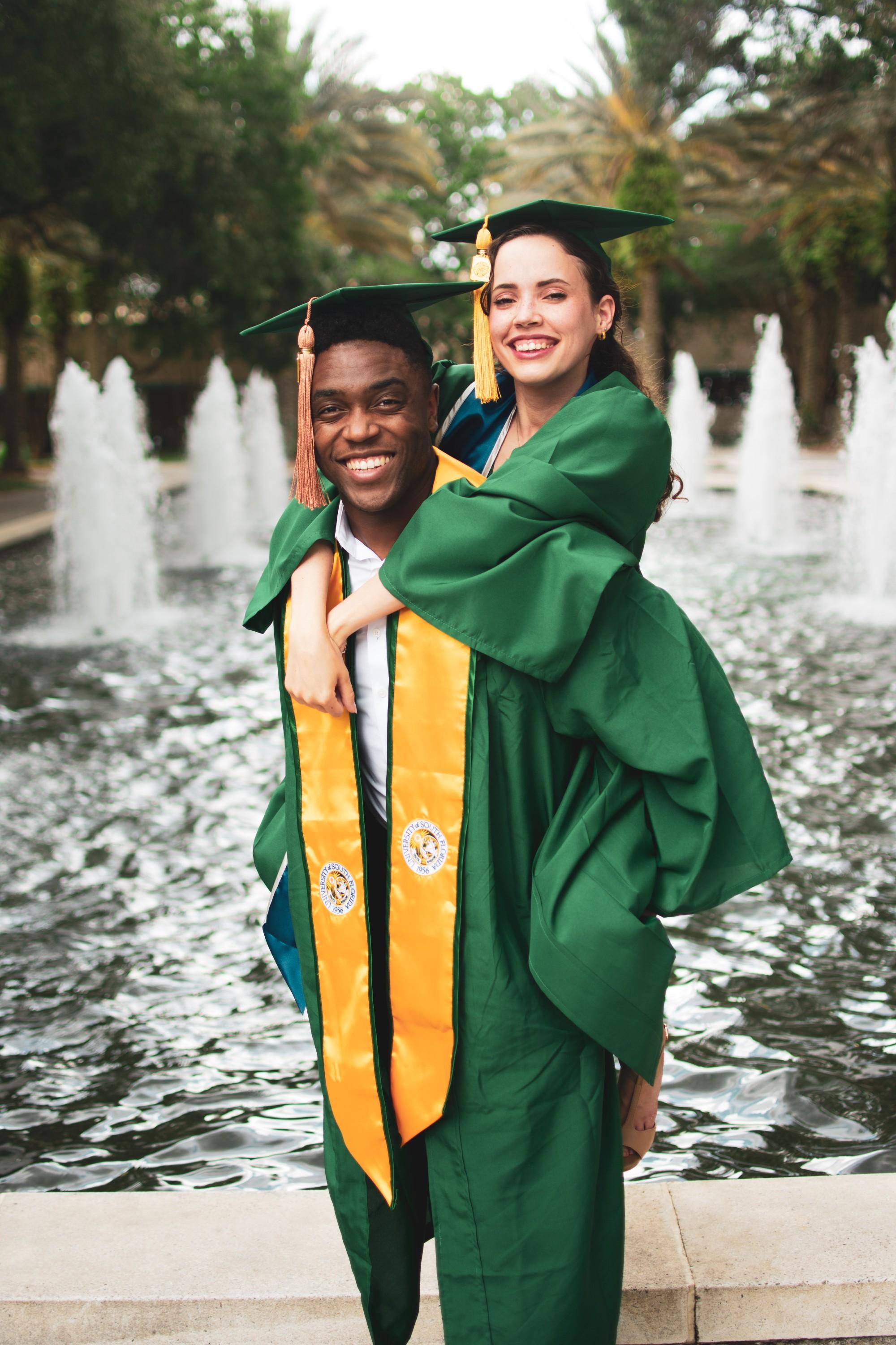 University of South Florida Couples Graduation Session