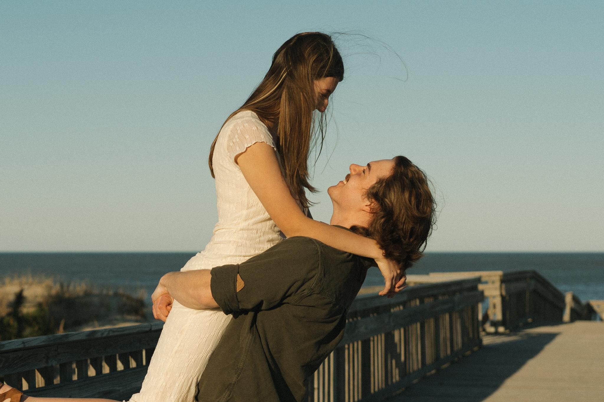 Leanna and Aiden's Engagement Session at Cape Henlopen State Park