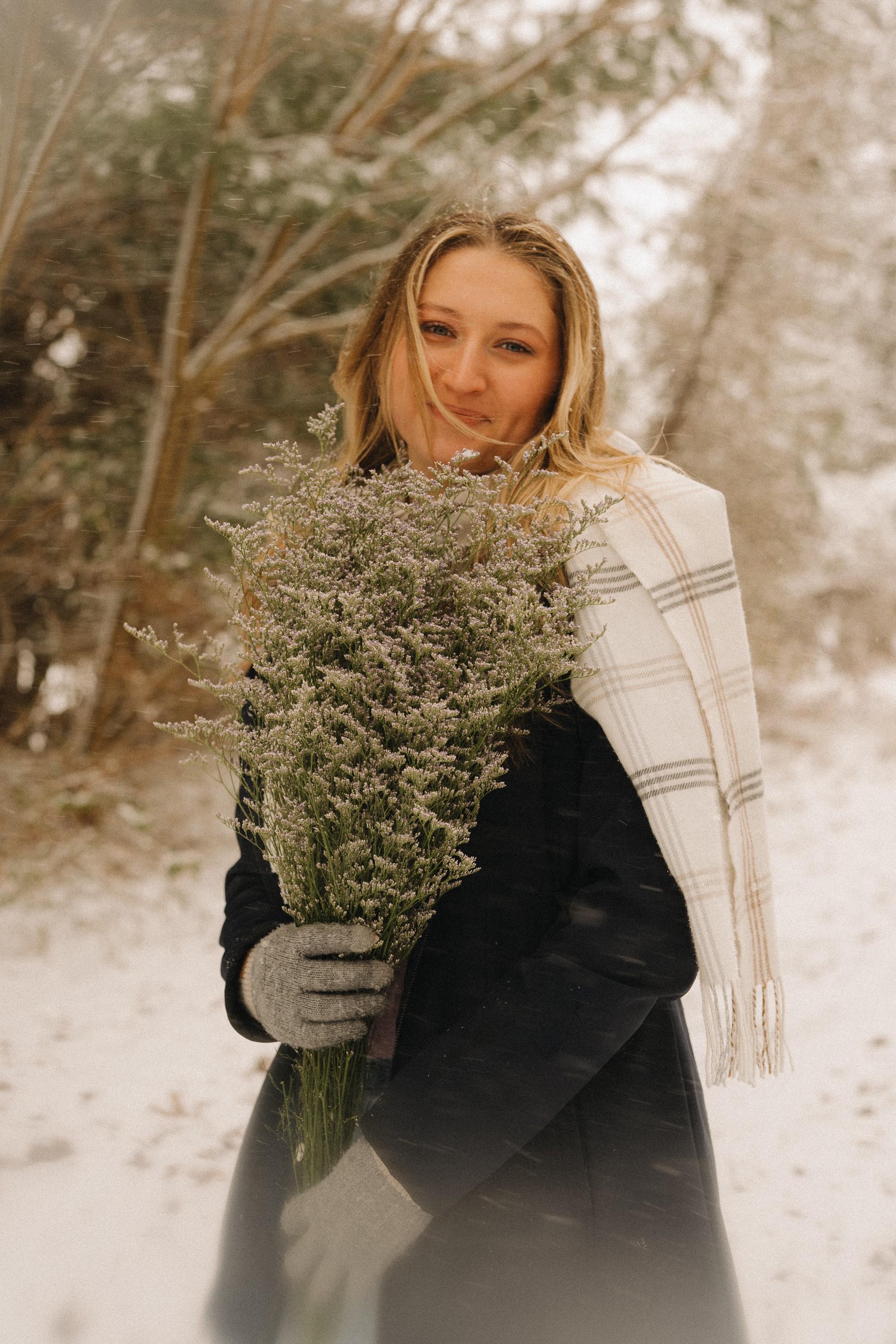 Snowy Photo Session in Dover, Delaware